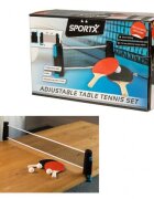 SportX Set tenis de masa cu palete mingi si fileu extensibil