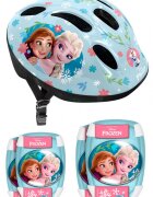 Stamp Set Combo Disney Frozen casca reglabila genunchiere si cotiere 3-6 ani