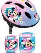 Stamp Set Combo Minnie casca reglabila genunchiere si cotiere 3-6 ani