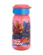 Stor Sticla din plastic cu pai si capac automat 510 ml Spiderman