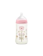 Suavinex Biberon 270 ml tetina fiziologica SX Pro cu debit mediu roz gold premium
