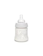 Suavinex Biberon cu tetina rotunda din silicon debit lent iepuras roz Hygge 150 ml