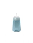 Suavinex Biberon din silicon 240ml Colour Essence SX Pro debit mediu albastru