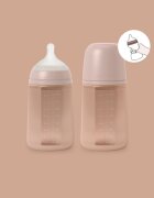 Suavinex Biberon din silicon 240ml Colour Essence SX Pro debit mediu nude
