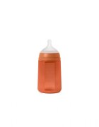 Suavinex Biberon din silicon 240ml Colour Essence SX Pro debit mediu rosu