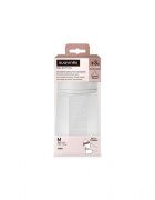 Suavinex Biberon din silicon 240ml Colour Essence SX Pro debit mediu transparent