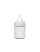 Suavinex Biberon din sticla cu debit lent iepuras verde Hygge 120 ml