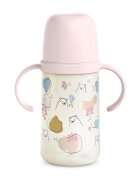 Suavinex Cana cu cioc din silicon Bears roz 270 ml