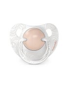 Suavinex Set 2 suzete anatomice din silicon 0-6 luni Dreams piersica