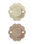 Suavinex Set 2 suzete fiziologice 0-6 luni caramel Wonderland Butterfly