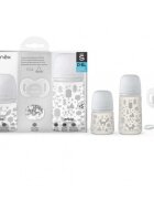 Suavinex Set cadou biberon 150 ml + biberon 270 ml + suzeta Fox
