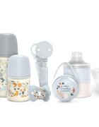 Suavinex Set cadou Wonderland 6 piese albastru