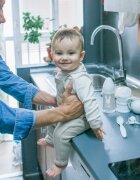 Suavinex Set hranire nou nascut Hygge Welcome baby gri