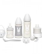 Suavinex Set hranire nou nascut Hygge Welcome baby gri