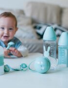 Suavinex Set hranire nou nascut Hygge Welcome baby verde