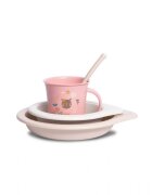 Suavinex Set pentru masa Suavenix Forest roz +6 luni