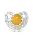 Suavinex Suzeta anatomica din silicon 2 buc pentru 6-18 luni Dreams galben