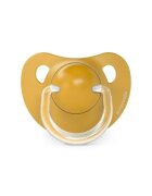 Suavinex Suzeta anatomica din silicon 2 buc pentru 6-18 luni Dreams galben
