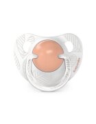 Suavinex Suzeta anatomica din silicon 2 buc pentru 6-18 luni Dreams piersica