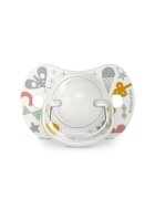Suavinex Suzeta fiziologica SX Pro din silicon 2 buc 0-6 luni A Walk in the Park gri
