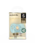 Suavinex Suzeta fiziologica SX Pro din silicon 6-18 luni Albastru Gold Premium