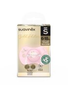 Suavinex Suzeta fiziologica SX Pro din silicon 6-18 luni Roz Gold Premium