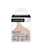 Suavinex Tetina silicon anticolici marime S debit lent +0 luni Zero Zero 2 buc