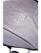 Sun Baby Tricicleta pentru copii 017 Fresh Turquoise Grey cu sezut reversibil 360 control al directiei roti din spuma eva suport pentru picioare pliabil