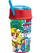 SunCity Cana cu pai capac si compartiment alimente Paw Patrol 400 ml