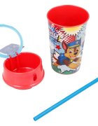 SunCity Cana cu pai capac si compartiment alimente Paw Patrol 400 ml
