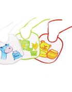SUNNY BABY Baveta cu snur din bumbacpvc 3 buc