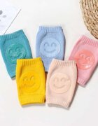SuperBaby Genunchiere cu silicon pentru bebe Smile 0-12 luni Bleu