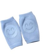 SuperBaby Genunchiere cu silicon pentru bebe Smile 0-12 luni Bleu