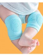 SuperBaby Genunchiere cu silicon pentru bebelusi 0-12 luni Gri petrol