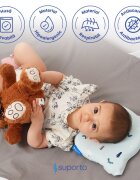 Suporto Fata de perna din bumbac pentru bebelusi Albastru