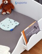 Suporto Fata de perna din bumbac pentru bebelusi Albastru