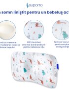 Suporto Fata de perna pentru perna ortopedica Baby 8-24 luni model cu dinozauri