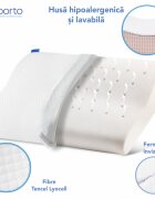 Suporto Husa de schimb pentru perna ergonomica hipoalergenica