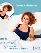 Suporto Perna anatomica si ortopedica cu suport cervical din spuma cu memorie
