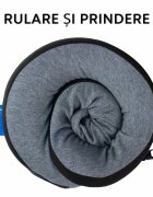Suporto Perna de calatorie neagra Travel Companion din spuma cu memorie