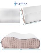 Suporto Perna de dormit ergonomica hipoalergenica Tencel Lyocell