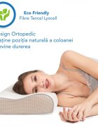 Suporto Perna de dormit ergonomica hipoalergenica Tencel Lyocell