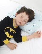 Suporto Perna ortopedica si hipoalergenica din spuma cu memorie 2-9 ani Albastru husa din bumbac 2 inaltimi pentru dormit si suport cervical