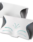 Suporto Set 2 perne ortopedice din spuma cu memorie cu extensii