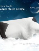 Suporto Set 2 perne ortopedice din spuma cu memorie cu extensii