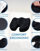 Suporto Set 2 perne Ortopedice Regular perna lombara completa si perna pentru sezut