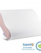 Suporto Set 4 perne ortopedice din spuma cu memorie 55 x 35 x 11 cm cu perforatii