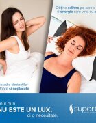 Suporto Set 4 perne ortopedice din spuma cu memorie cu extensii