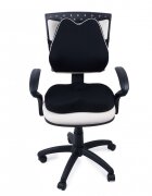 Suporto Set perna pentru sezut si perna lombara Compact negru
