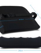 Suporto Set perna pentru sezut si perna lombara Compact negru